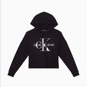 CALVIN KLEIN CROPPED HOODIE